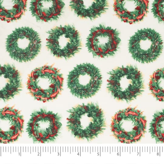 SINGER Christmas Poinsettia Cotton Fabric Fat Quarter Bundle